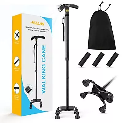  Quad Cane Walking Canes For Men & Women Foldable Walking Cane For Seniors  • $22.01