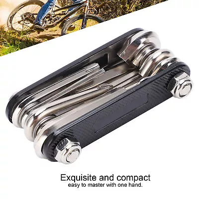 Bicycle MultiFunction Repair Tool Chrome Vanadium Steel Cycling Mechanic Repair • $11.13