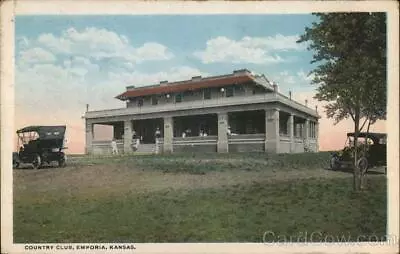 1923 EmporiaKS Country Club Lyon County Kansas Eckdall & Mccarty Postcard • $9.99