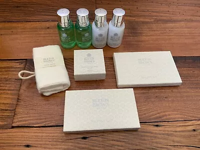 Molton Brown Lot 8 Toiletry Travel Lotion Soap Vanity Kit Shoe Mit Mouth Lotion • $19.95