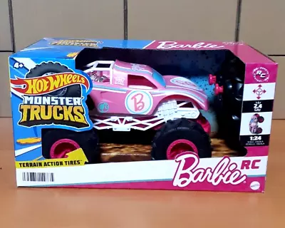 HOT WHEELS Monster Trucks BARBIE Remote Control 1:24 • $49.95
