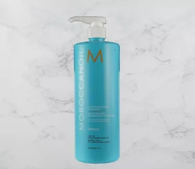 New Moroccanoil Moisture Repair Shampoo 33.8 Oz / 1L For Damaged Hair • $61.50