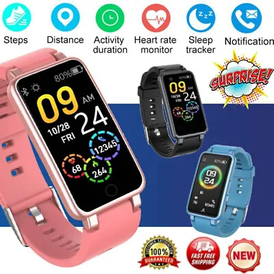 $18.99 • Buy BT Smart Watch Band Sport Activity Fitness Tracker For Kids Fit For Android IOS