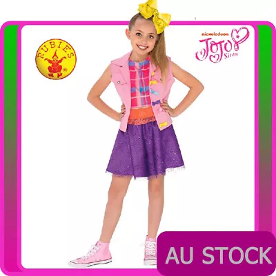 $53.19 • Buy Jojo Siwa MUSIC VIDEO Costume Bomber Girls Book Week Diva Idol Kids Fancy Dress