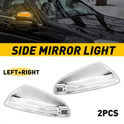 Door Mirror Side Mirror LED Turn Signal Light For Mercedes W204 C250 C300 C350 • $23.58