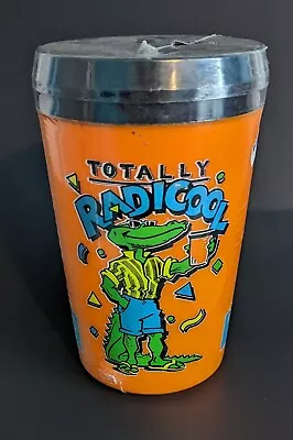 Vintage 1990s Totally Radicool Alligator 34oz Aladdin Insulated Mug • $25