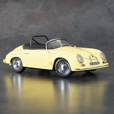 :Schuco 1:18 Porsche 356 A Speedster Diecast Model Car - Yellow • $299.99