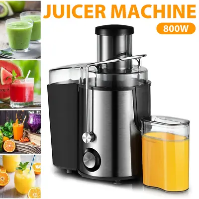 800W Juicer Machine Extractor Centrifugal Whole Fruit Vegetable Juice Maker • £38.99