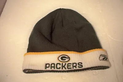 Reebok Green Bay Packers NFL Winter Knit Cap Beanie Hat One Size Fits All • $8.95