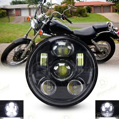 5.75  LED Headlight Projector Hi/Lo For Yamaha Virago 250 750 535 1100 Vmax 1200 • $29.99