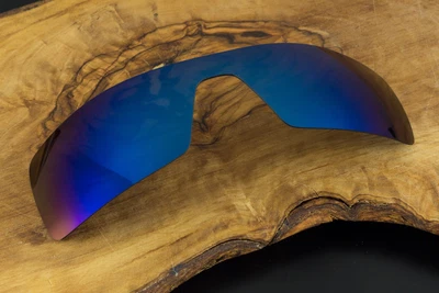 $14.99 • Buy Cobalt Navy Blue Polarized Mirrored Replacement Shield Lens For Oakley Oil Rig