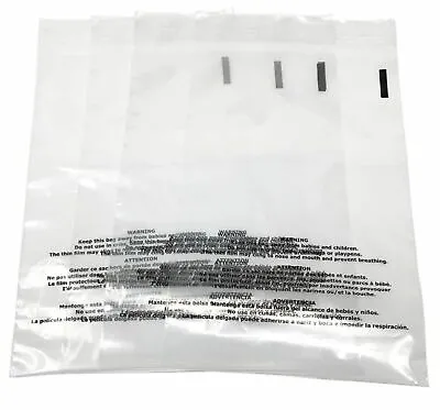 Pick Size & Quantity Resealable Suffocation Warning Poly Bags Amazon FBA • $96.50