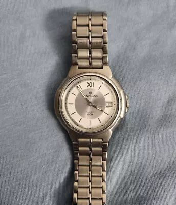 Titanium Junghans JW-200 German Watch Seiko Epson Movement Integrated Bracelet • $58
