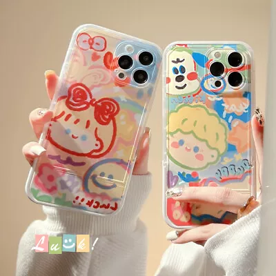 Couple Boy Girl Cover Fr IPhone 15 14 13 12 11 Pro Max XS XR 8 7 Shockproof Case • $9.99