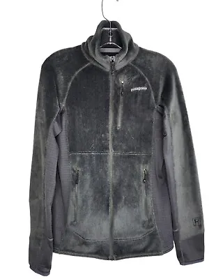 $75 • Buy Patagonia Mens R2 Fleece Jacket Size S Gray Polartec Thermal Pro Lightweight 