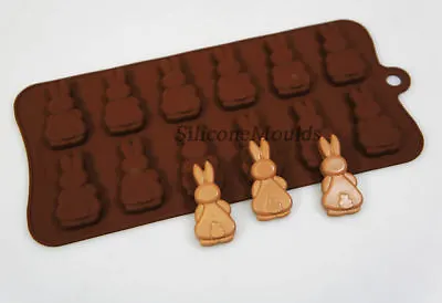 £5.99 • Buy 12 Cell Bunny Butts Rabbit Easter Chocolate Candy Silicone Bakeware Mould Cake 