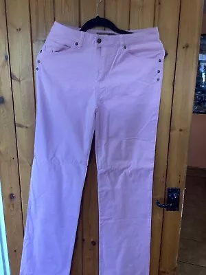 Joules Baby Pink Jeans BNWOT Size 10 Long • £14.99