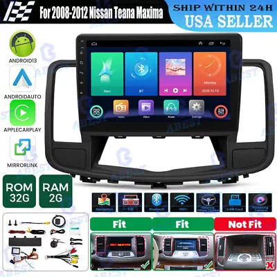 Android 13 Car Stereo Carplay GPS Navi Radio For Nissan Teana Maxima 2008-2013 • $144