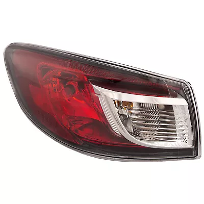 Tail Light Left Driver Side Assembly Fits 10-13 Mazda 3 Sedan • $52.24