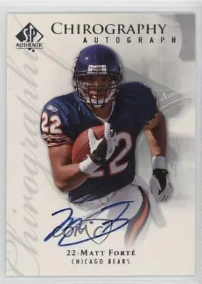 2008 SP Authentic Chirography Matt Forte #CH-MF Rookie Auto RC • $16.46