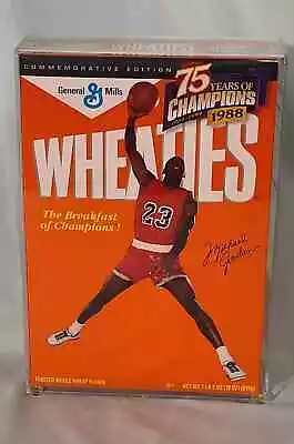 1988 Michael Jordan Bulls First Edition Wheaties Box  RARE FULL Box  NO PVC CASE • $17.99