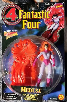 Marvel Comics Medusa From Fantastic Four Action Fig W/Hair Snare Action Platform • $12.34