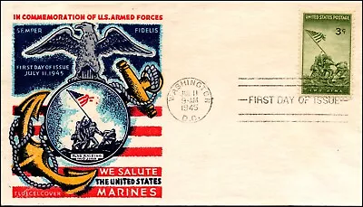 Scott 929 3 Cents Iwo Jima Staehle/Fluegel FDC Unaddressed Cachet Planty 929-20 • $25