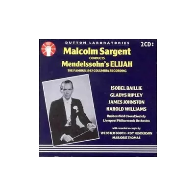 Sargent Conducts Mendelssohn's Elijah -  CD ZBVG The Cheap Fast Free Post • £7.77