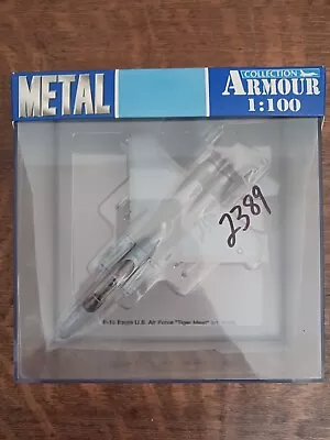 Rare Metal Armour Collection F15 Eagle U.S. Air Force Tiger Meet 5105 1:100 NEW • $39.99