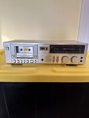 Vintage Technics RS-M218 Stereo Cassette Deck 1980s GOOD WORKING  • $120