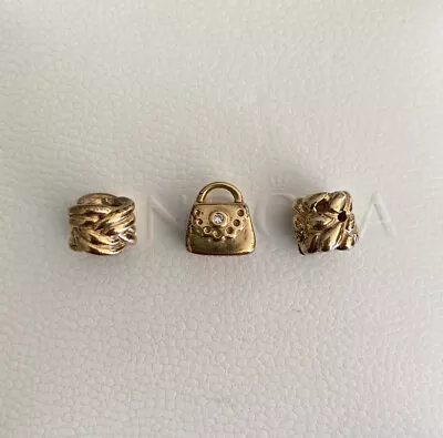 $1380 • Buy 3 Pandora 14ct Gold Charms