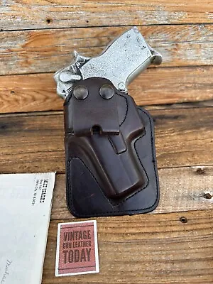 Milt Sparks Idaho City Brown Leather Executives Companion Holster For S&W 469 L • $219