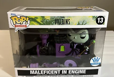 Funko Pop Trains Disney Villains Maleficent In Engine #13 Funko Shop Exclusive • $53.99