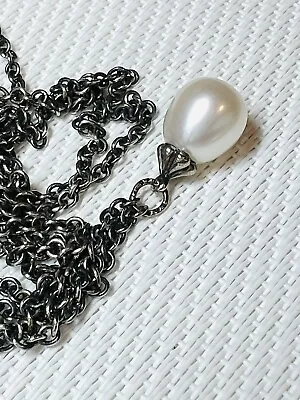 Trollbeads Fantasy Necklace  Pearl 47.2” Large &  Shimmery Gorgeous!  New • $84