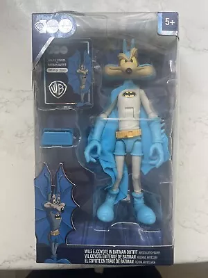 Wile E. Coyote In Batman Outfit 7  Action Figure Figure Warner Bros Looney Tunes • £20