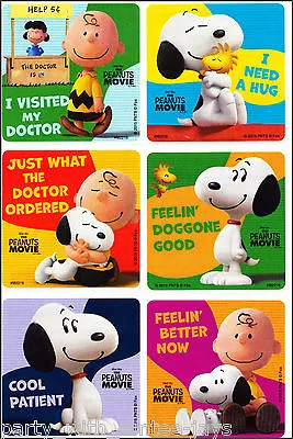 Peanuts Stickers X 6 - Doctor/Patients Rewards - Snoopy Charlie Dentists Nurses • $2.12