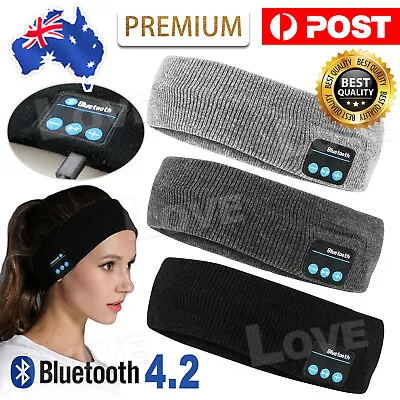 $9.45 • Buy Wireless Bluetooth Headband Earphone Stereo Sport Headphone Headset Sleep Sport