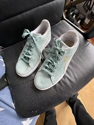 Puma Suede Baby Blue 8.5 • £35