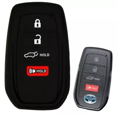 Key Fob Keyless Entry Rubber Remote Cover For Toyota 23 2024 Corolla Venza Crown • $8.99
