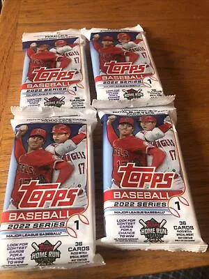 2022 Topps Baseball Cards Fat Pack MLB Series One  36 Cards NEW ! Lot Of (4) • $36