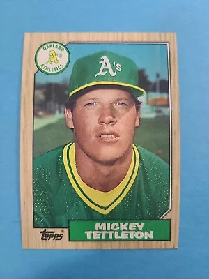 Mickey Tettleton 1987 Topps Baseball Card # 649 F5969 • $1.59