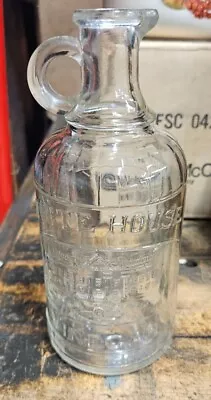 Vintage Clear Embossed Pint WHITE HOUSE Vinegar Jug/Bottle Pat. Mar. 6 1909 • $20