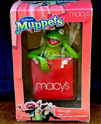 Kermit Christmas Ornament Muppets From Macys 2002 Collection • $10.68