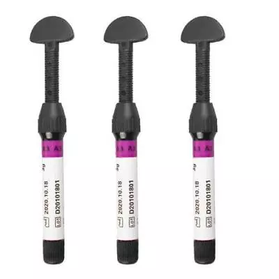 3 Pack Denshine Dental Light Cure Micro Hybrid Composite Resin 3g/Syringe A3 Kit • $20.99