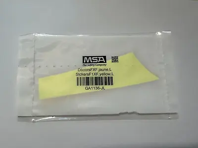 MSA F1 XF Helmet Stickers Yellow • £7.25