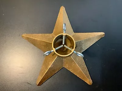 HTF Vintage Cast Iron Star Christmas Tree Stand • $75