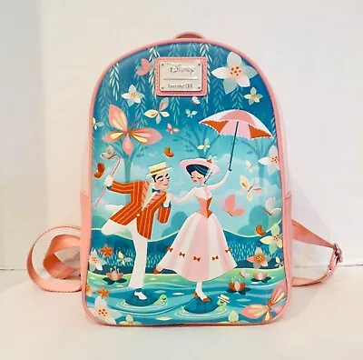 LOUNGEFLY Disney's MARY POPPINS Mini  Backpack Purse • $87.95