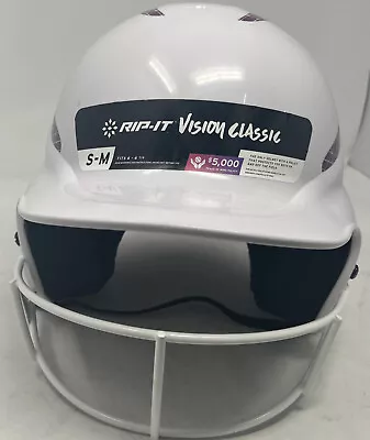 Batting Helmet Rip-It Vision Classic Softball Batting Helmet 2.0-Pink/Purple Omb • $25