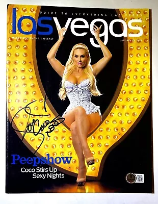 Coco Austin Signed Jan 2013 Las Vegas Guide Magazine (BAS BM33079) • £144.62