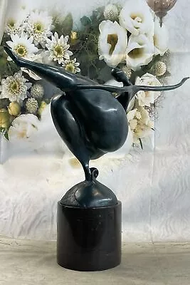 Vintage Bronze Sculpture Nude Mid Century Modern Milo Modernist Artwork Sale • $244.65